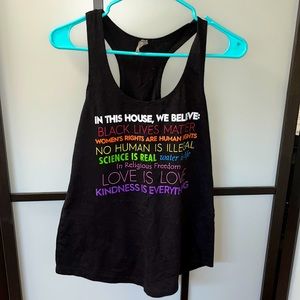 Black swing tank: Black Lives Matter
